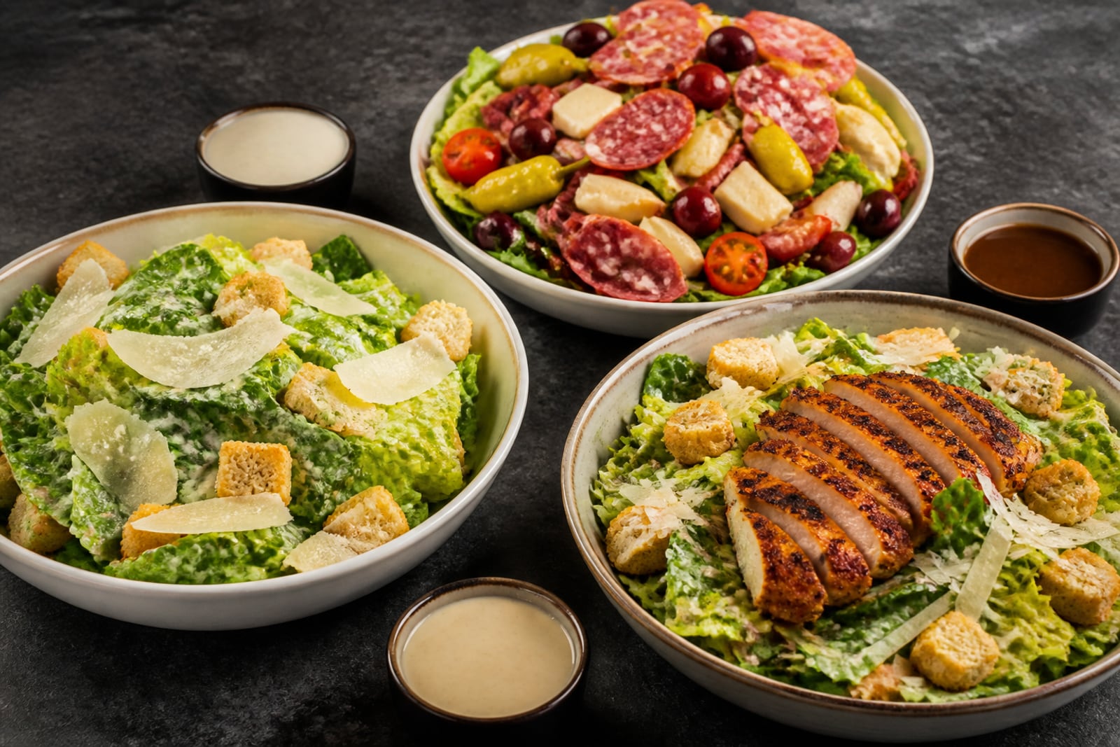 Blackened Salmon Caesar Salad