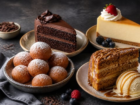 Butter Toffee Cake w/ Ice Cream