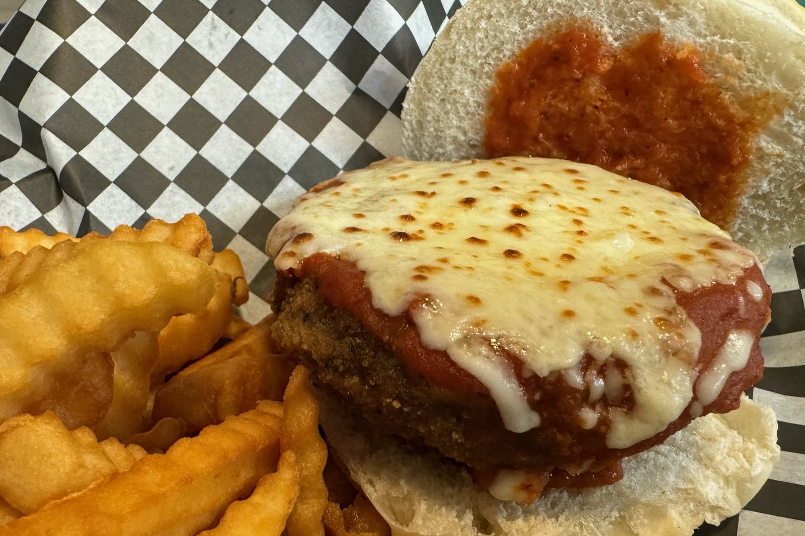 Portabella Mushroom Pizza Burger