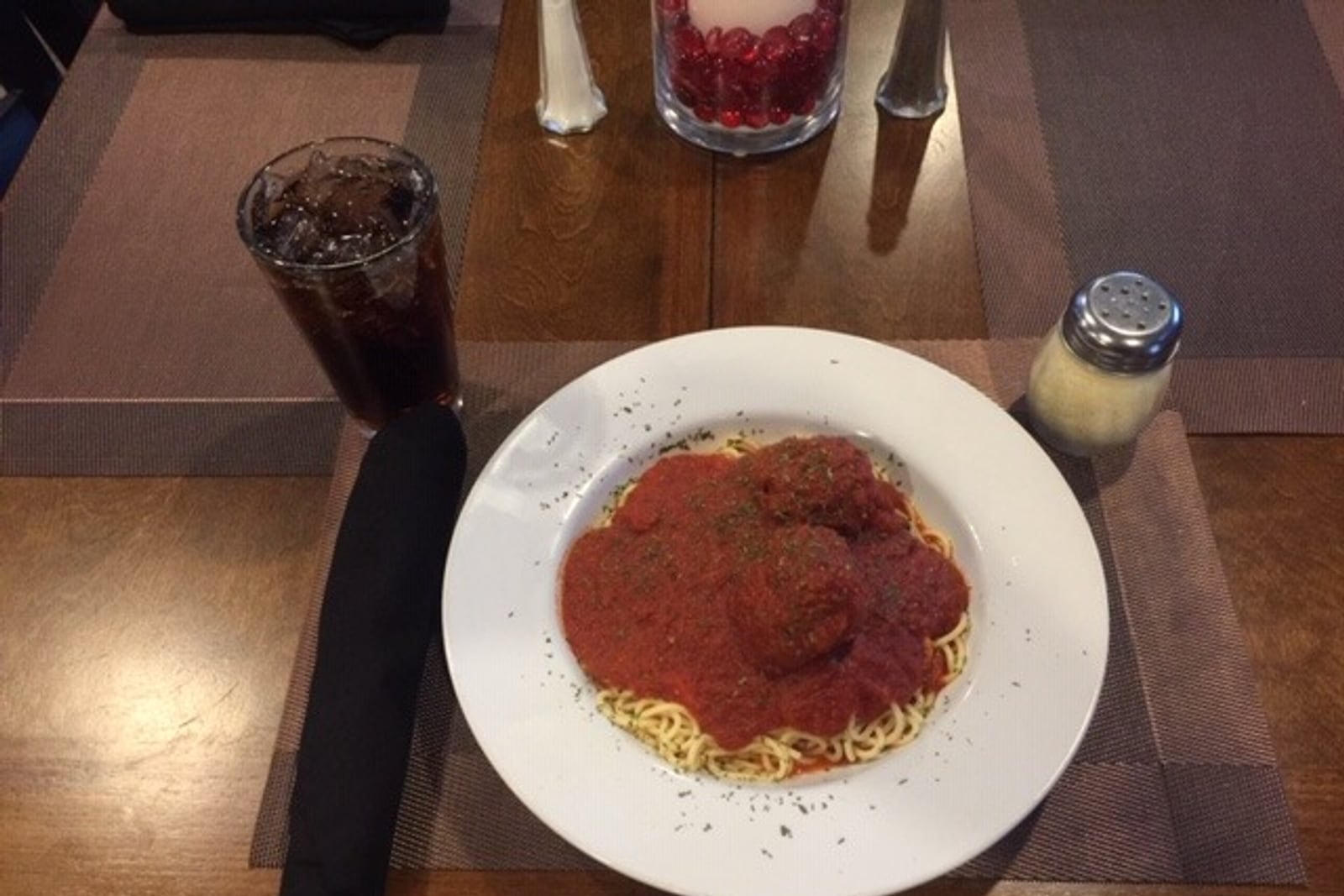 Kids Spaghetti w/ Meatball